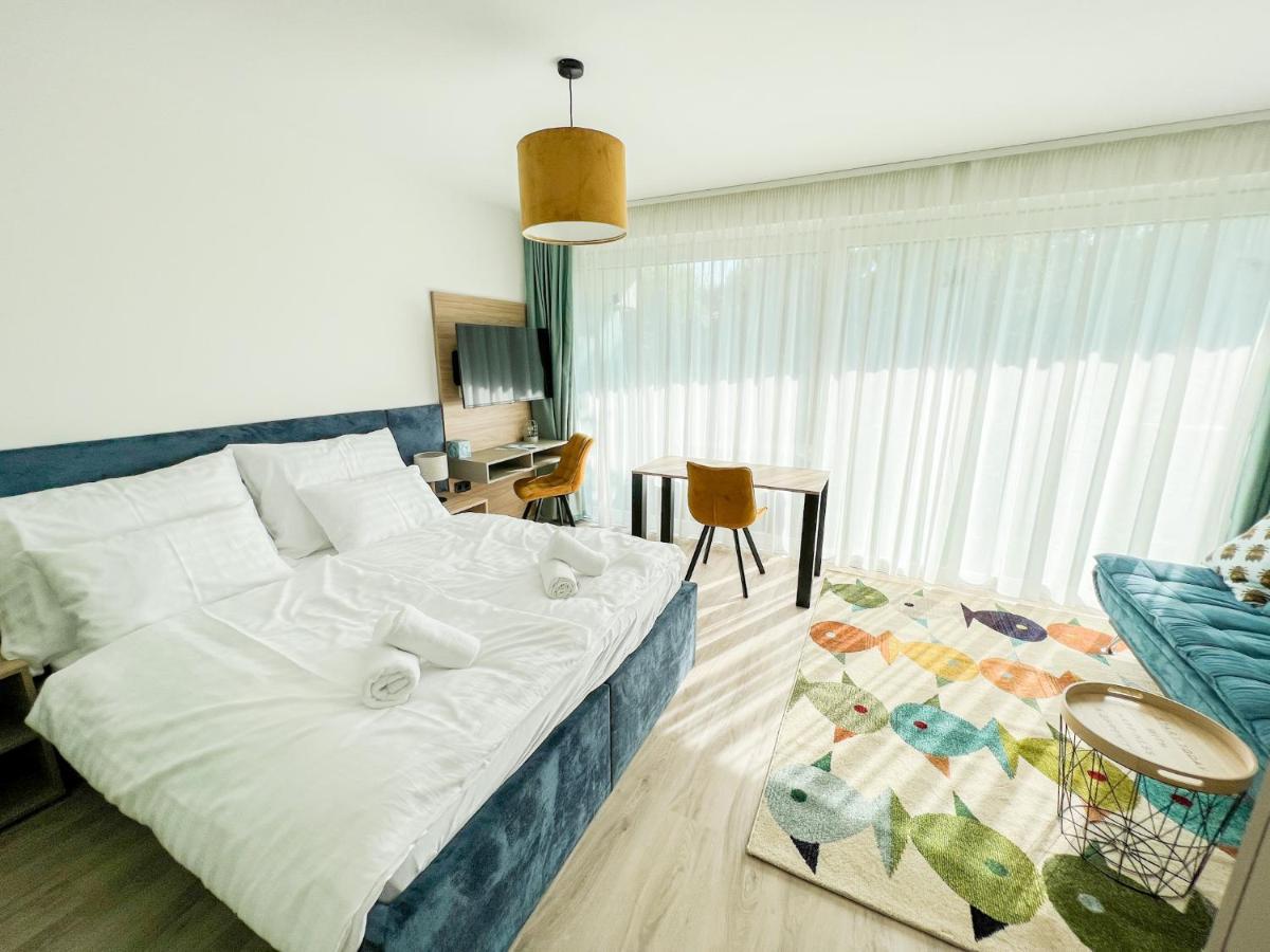 Villa Bauhaus Wellness Apartments 207 - Petiteplage Siofok Ngoại thất bức ảnh