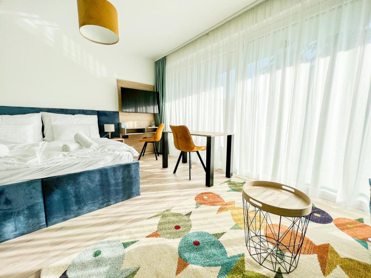 Villa Bauhaus Wellness Apartments 207 - Petiteplage Siofok Ngoại thất bức ảnh